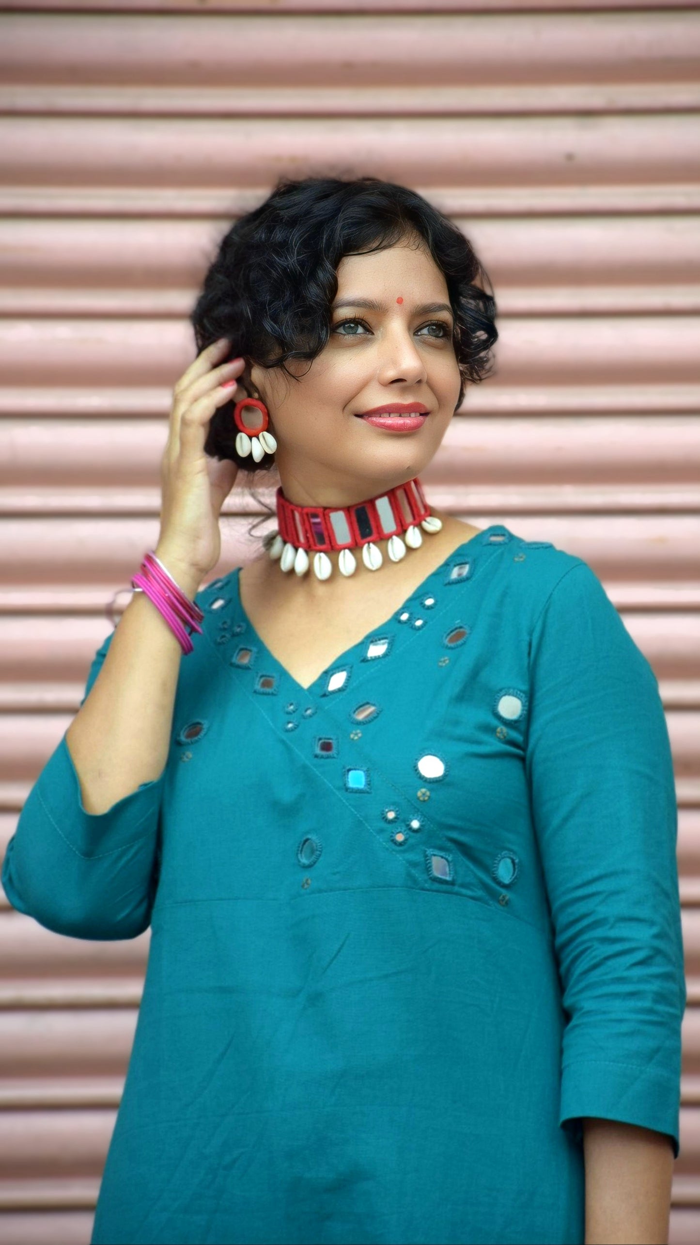 Chamak Mirror work ( 3 Colors)