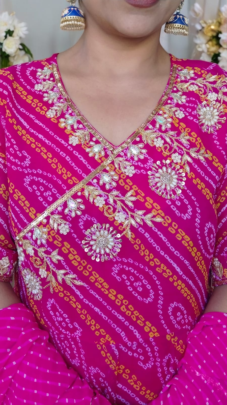 Bhandani suit set( Dhol)