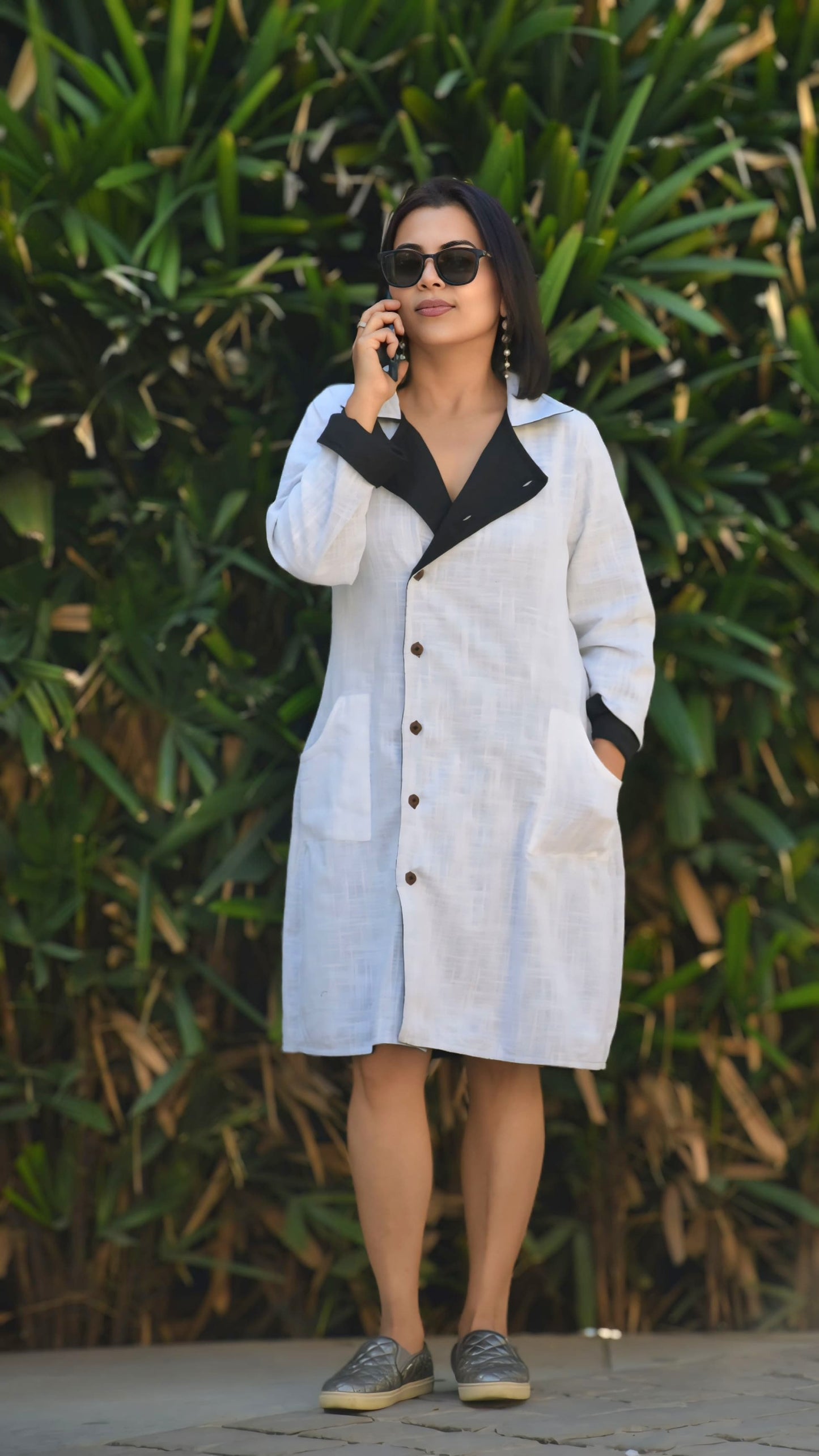 Jacket dress reversible Dhup chawn