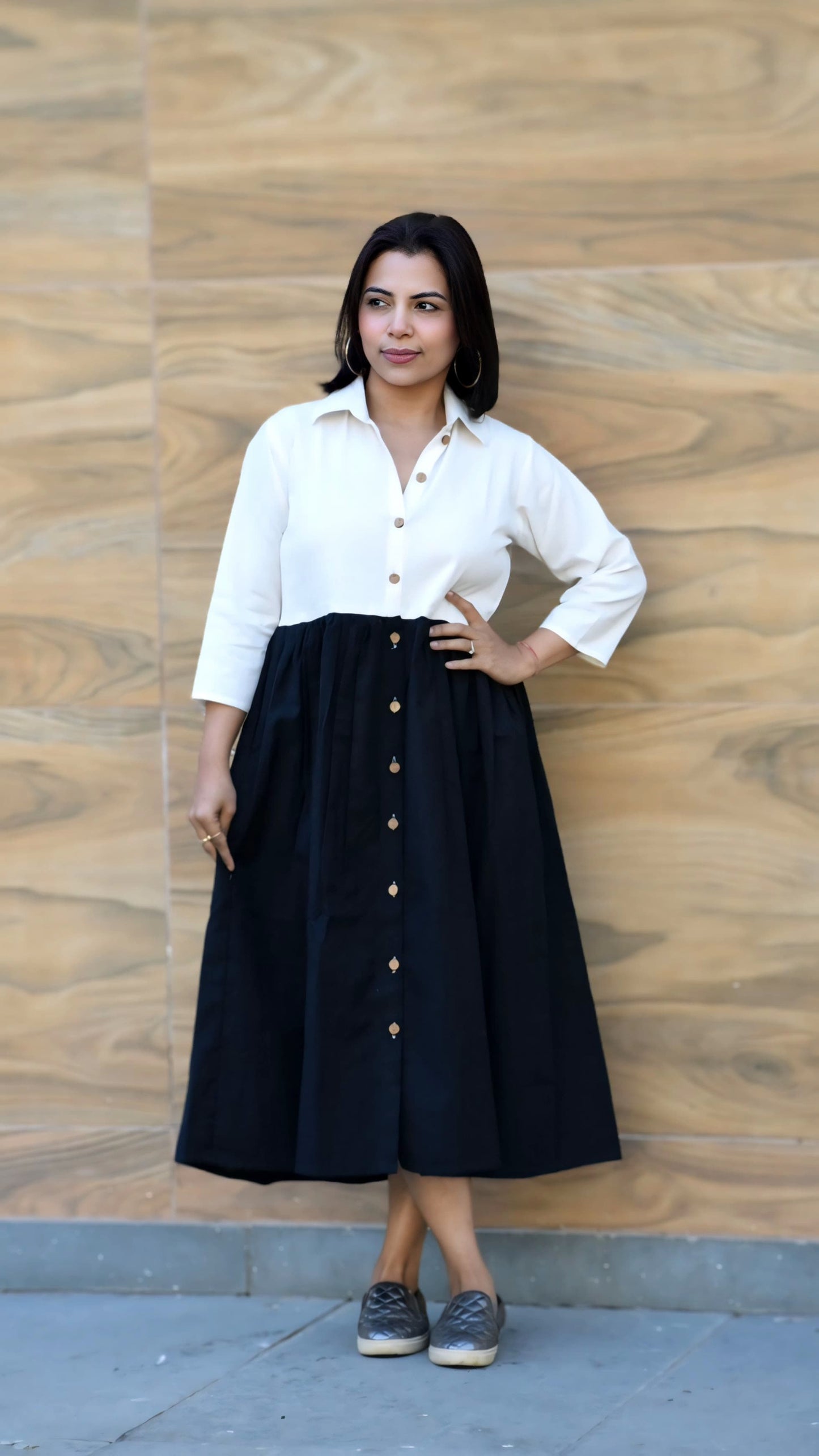 Shirt A line dress Dhup Chawn