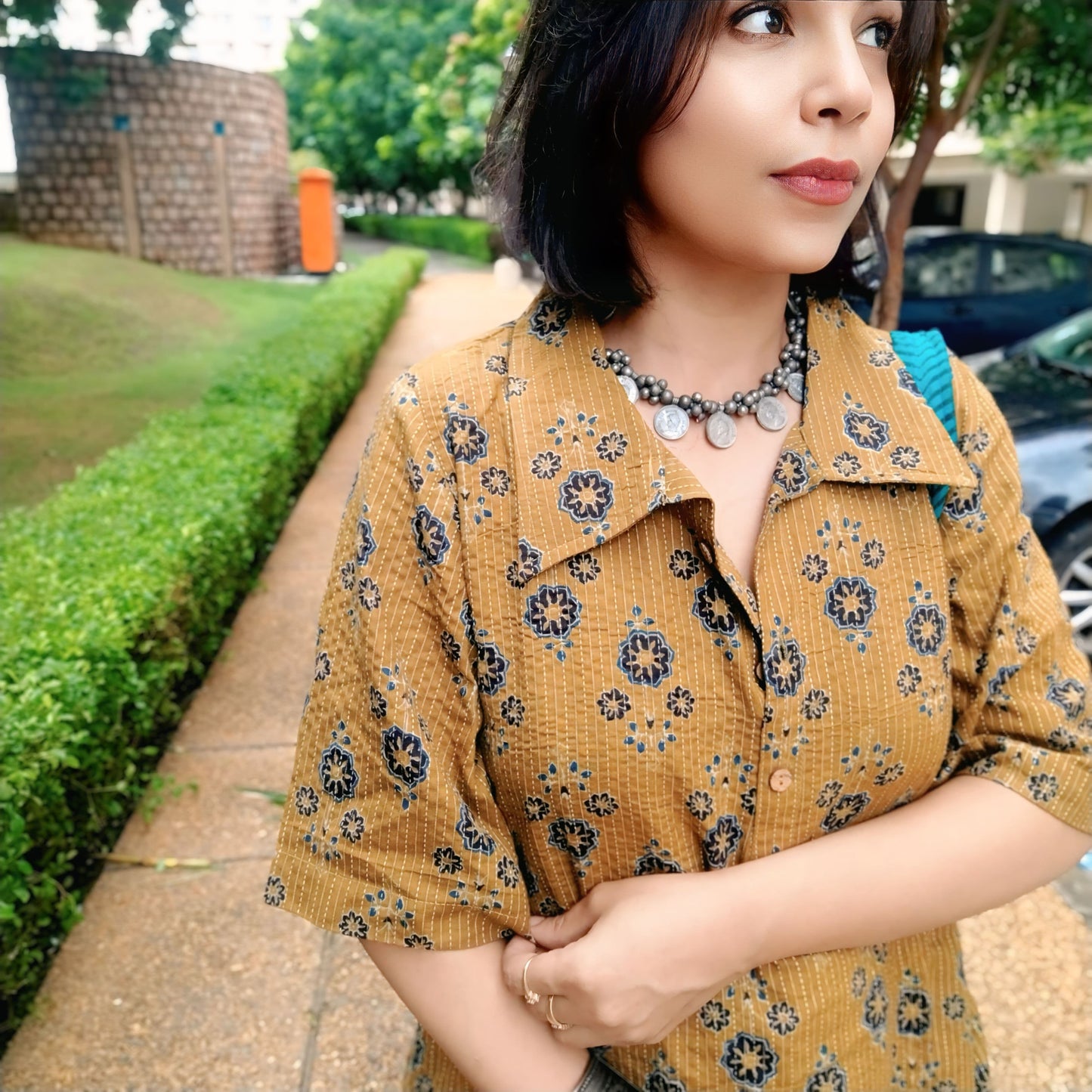 Kantha short kurta set ( 4 colors)