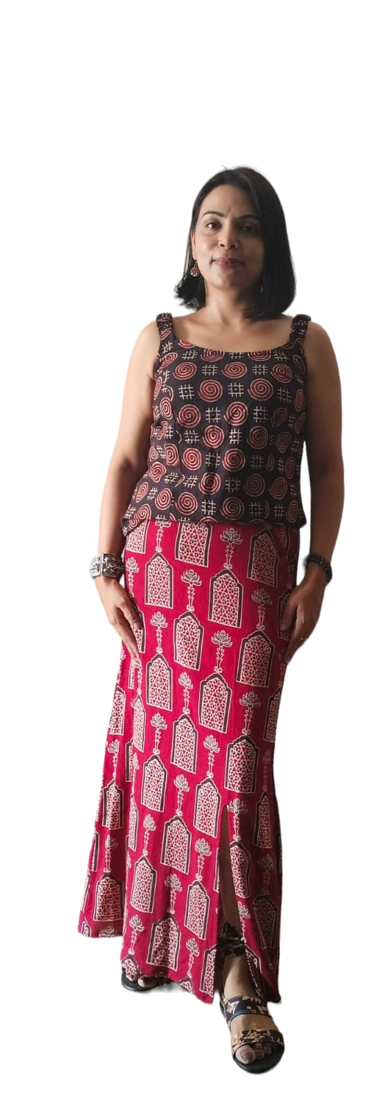Pencil skirts Ajrakh