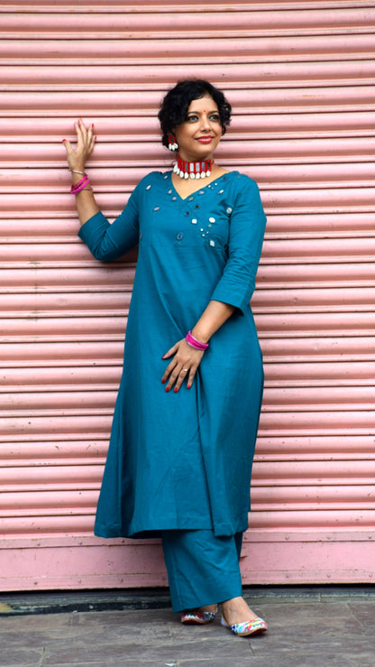 Chamak Mirror work ( 3 Colors)
