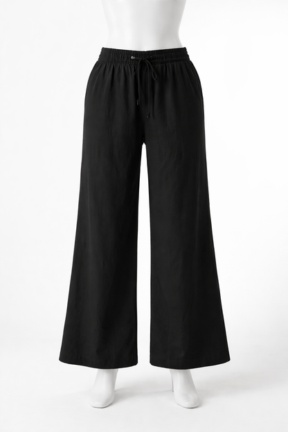 Khadi cotton straight pant( Fully elasticated )