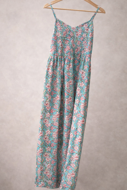 Print story neel dress