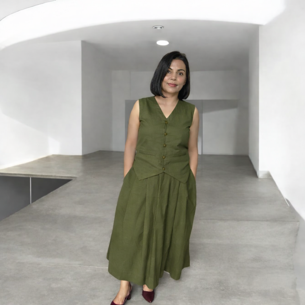 Kora skirts and waist coat combo