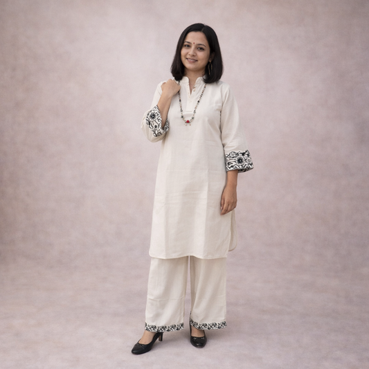 Cotton Cutwork pathani sets