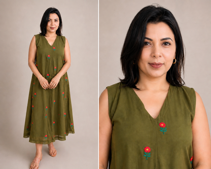 Phool Dress 5 colors