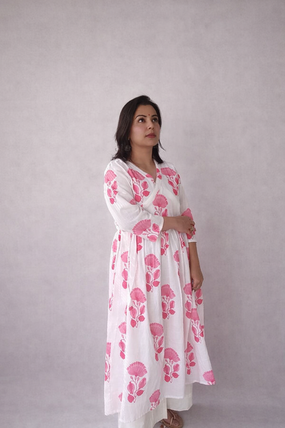 Print story Mughal print kurta sets ( 2 colors)