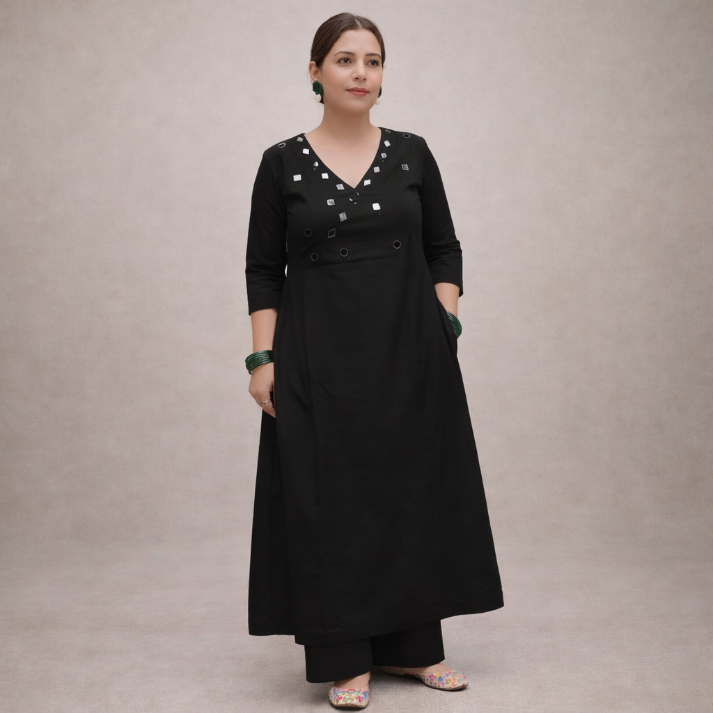 Chamak Mirror work ( 5 Colors)