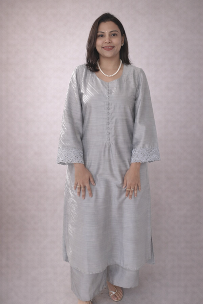 Karigari Cutwork embroidery suit sets  with duppata