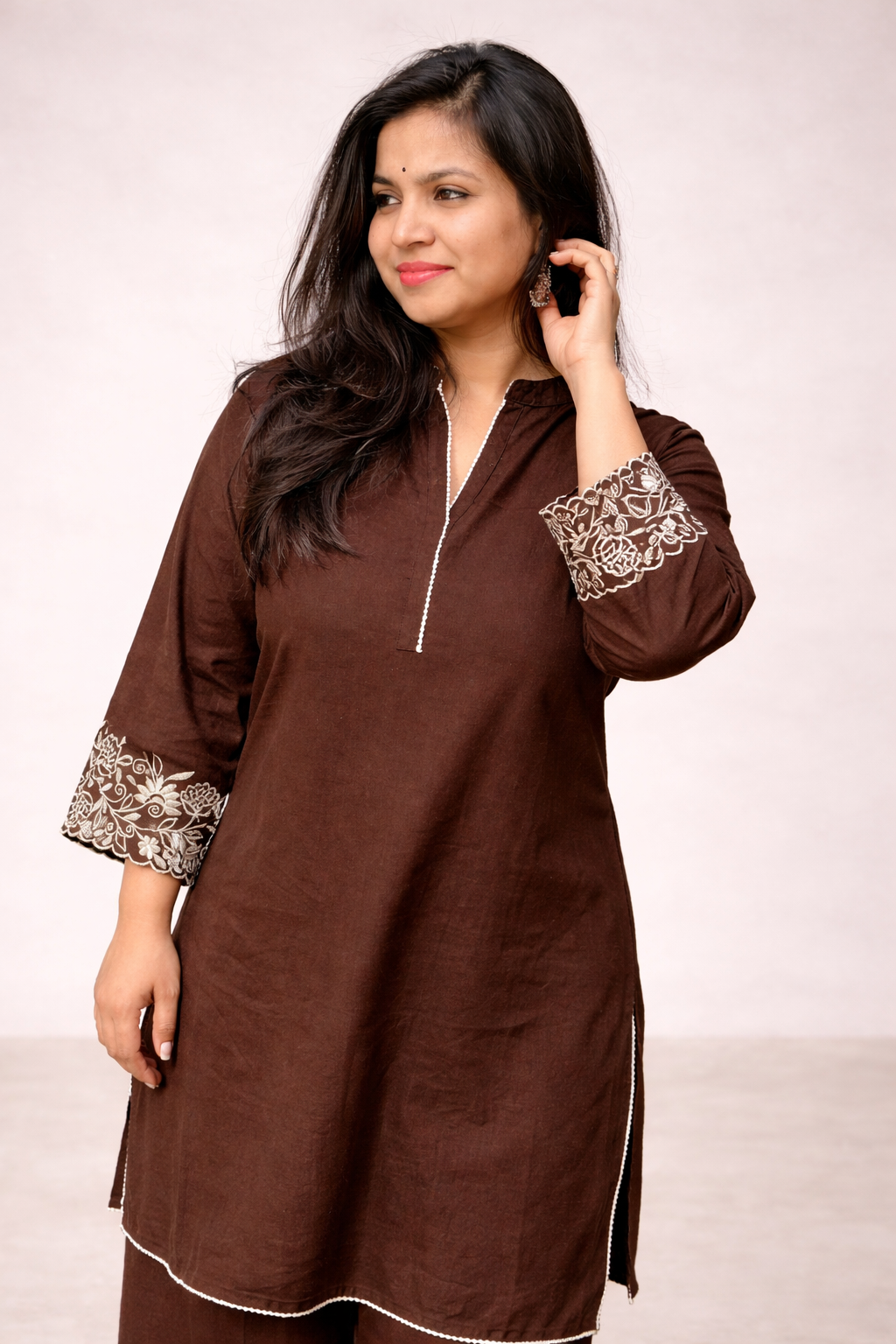 Cotton Cutwork pathani sets