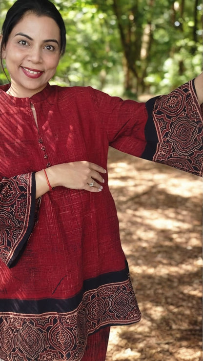 Maati short kurta cord