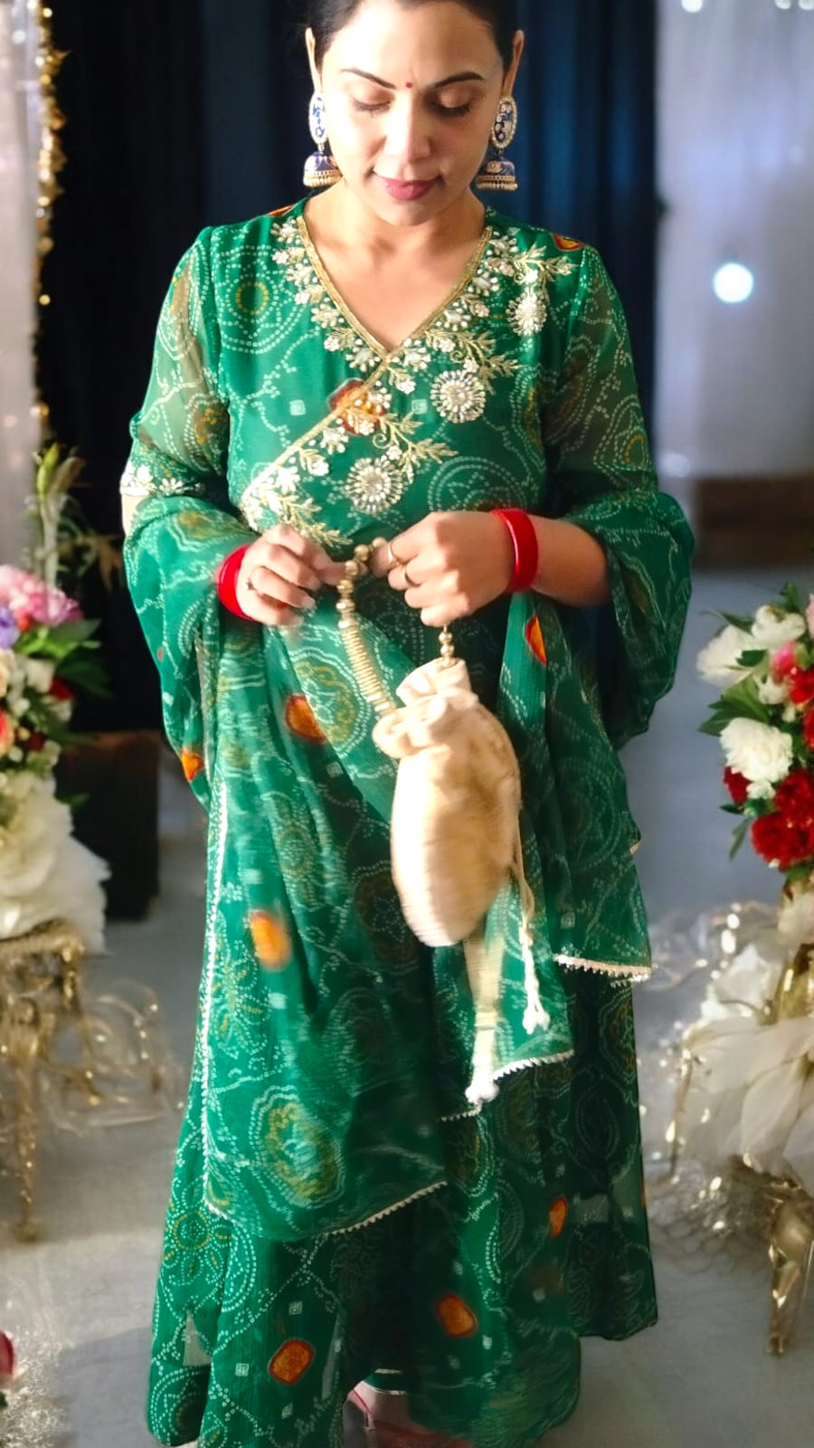 Bhandani suit set( Dhol)