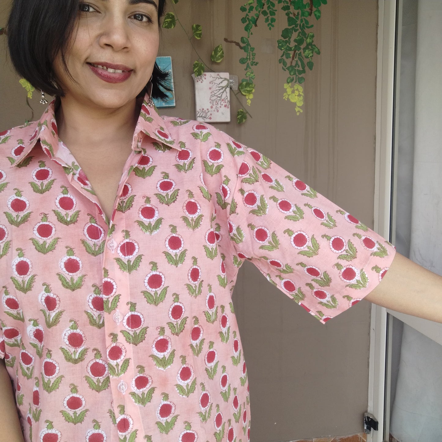 Sanganeri shirts pure cotton( 2 Colors)