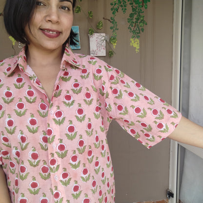 Sanganeri shirts pure cotton( 2 Colors)