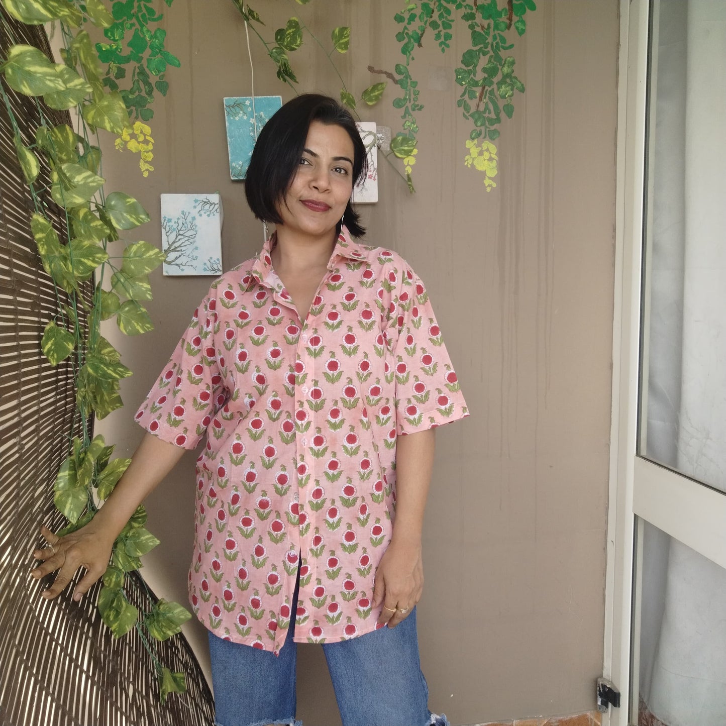 Sanganeri shirts pure cotton( 2 Colors)