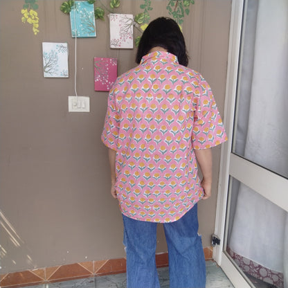 Sanganeri shirts pure cotton( 2 Colors)