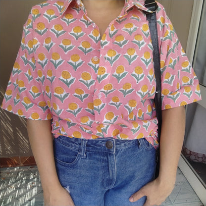 Sanganeri shirts pure cotton( 2 Colors)