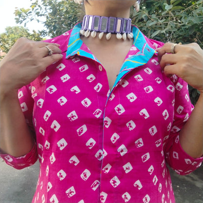 Lehriya long shirt/Dress ( 6 colors)