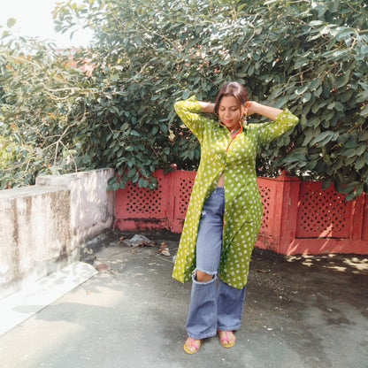 Lehriya long shirt/Dress ( 6 colors)