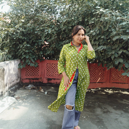 Lehriya long shirt/Dress ( 6 colors)