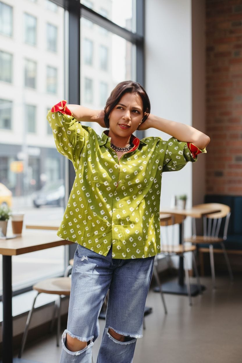 Antifit shirts 6 colors ( Lehriya and bhandej)