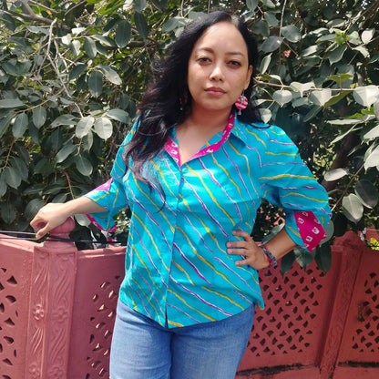 Antifit shirts 6 colors ( Lehriya and bhandej)