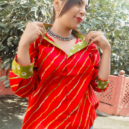 Antifit shirts 6 colors ( Lehriya and bhandej)