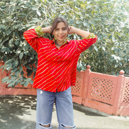 Antifit shirts 6 colors ( Lehriya and bhandej)