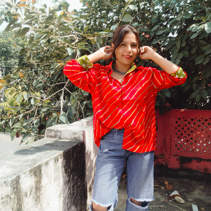 Antifit shirts 6 colors ( Lehriya and bhandej)