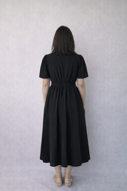 Coat collar desk to dinner dress