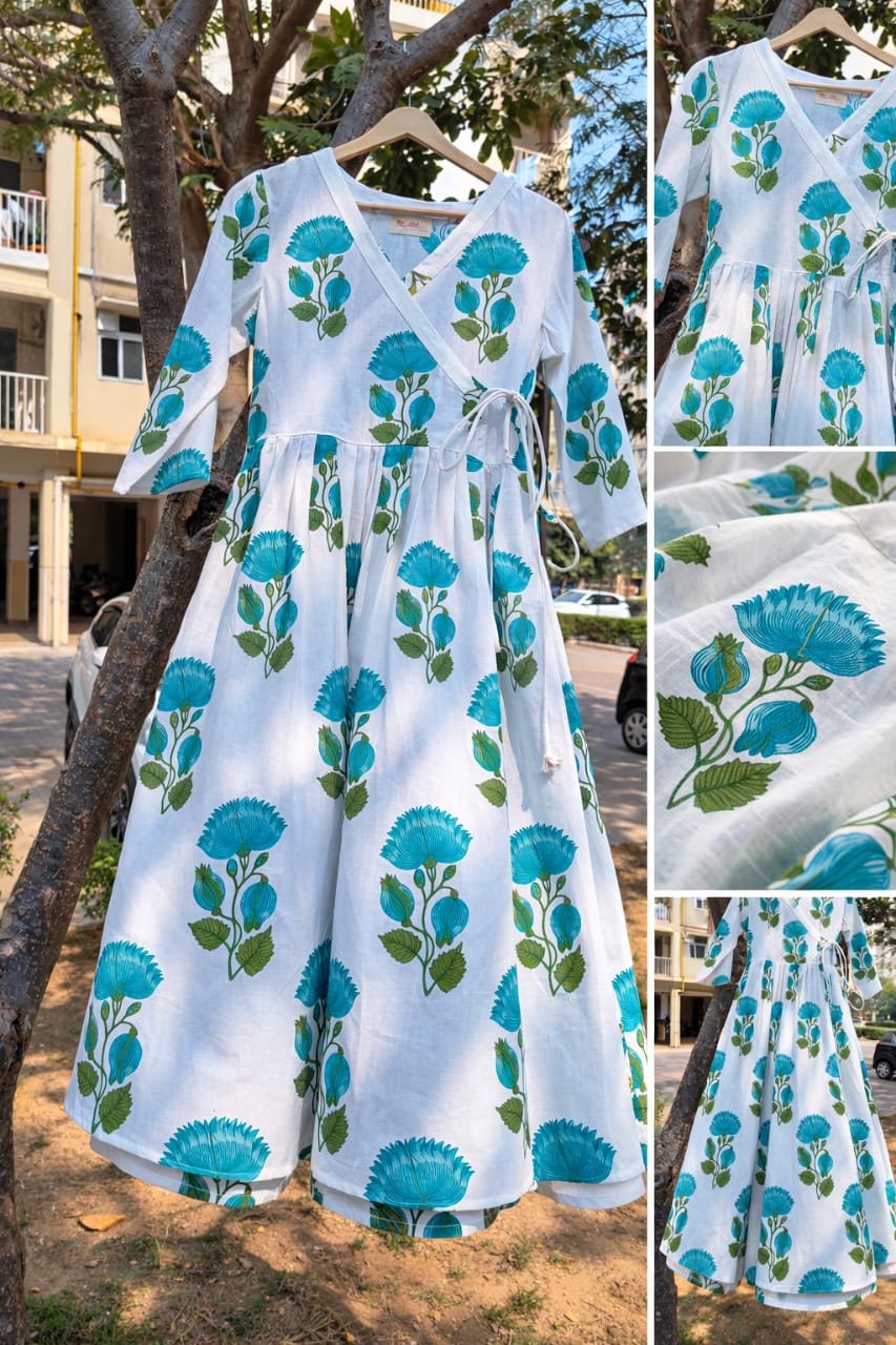 Print story Mughal print kurta sets ( 2 colors)