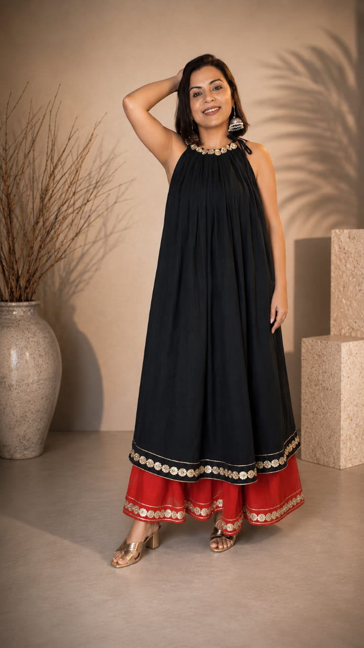 CHOGA DRESS + REVERSIBLE SKIRT