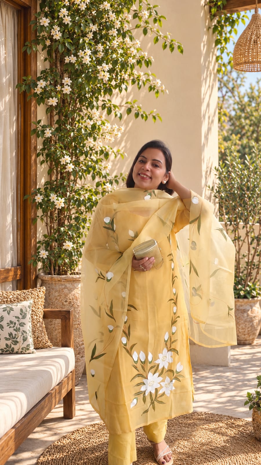 Mehak Brush painted suits