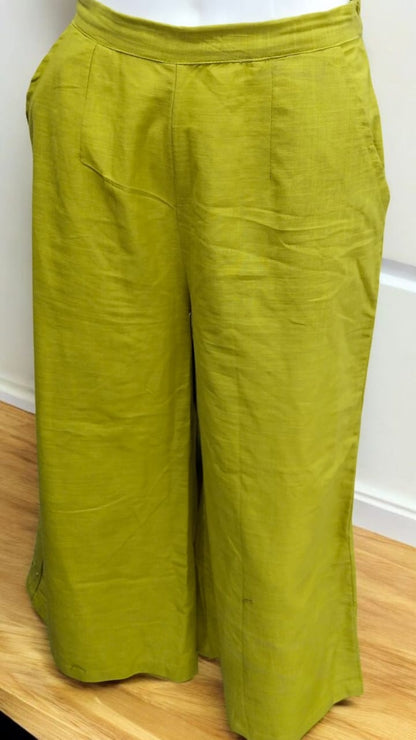 Cotton slub plazzo
