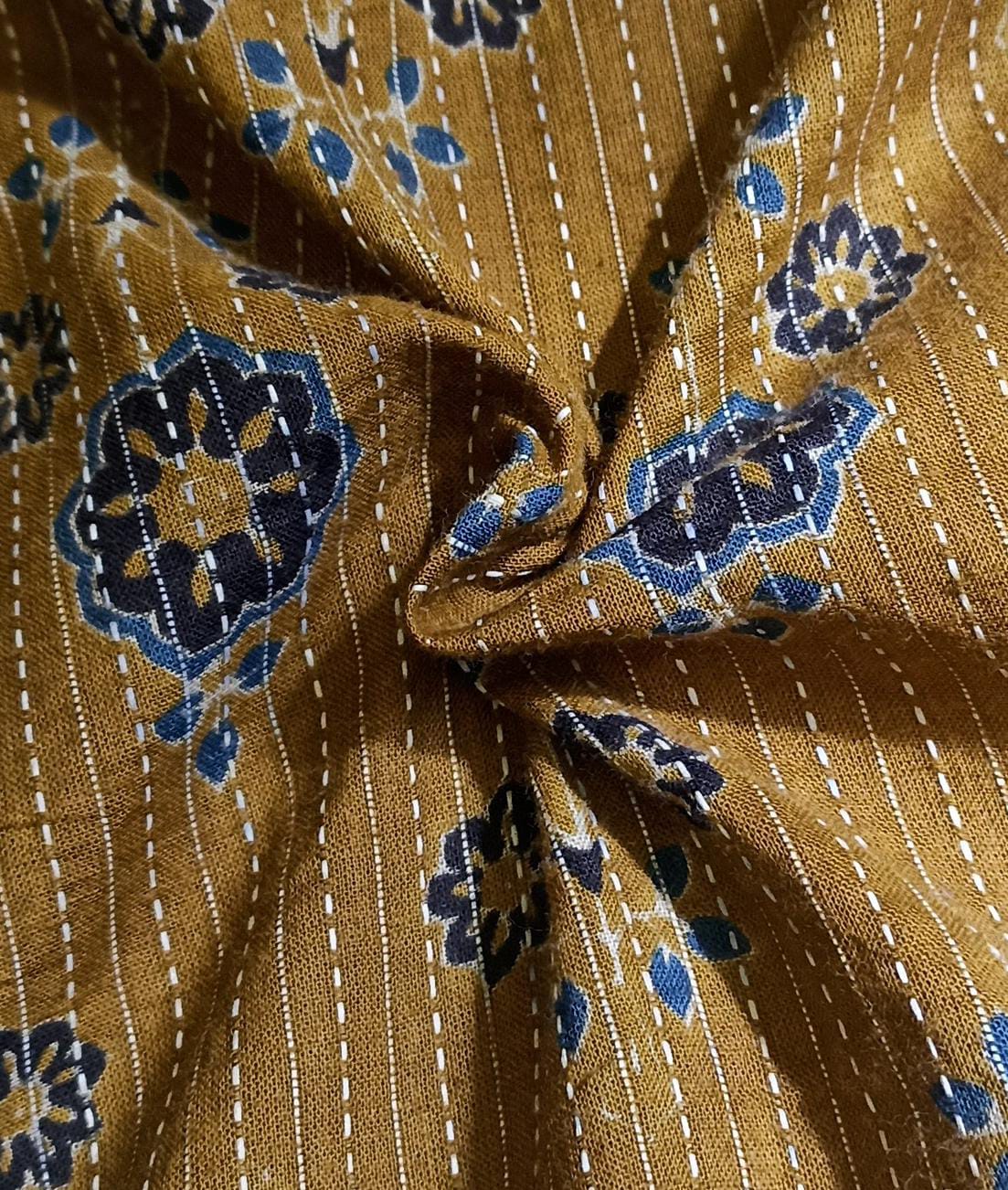 Kantha short kurta set ( 4 colors)