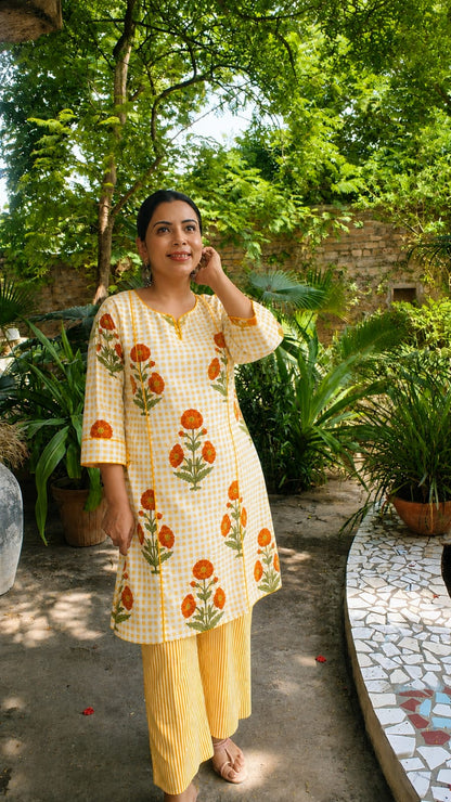 Mughal boota pant set