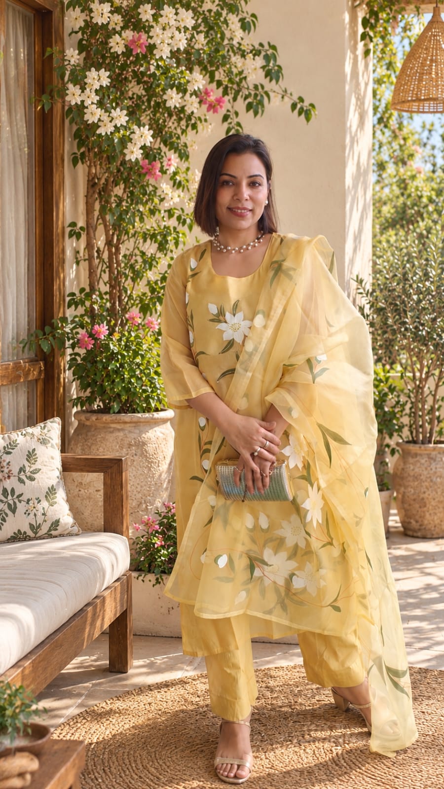 Mehak Brush painted suits