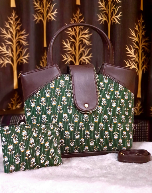 Ethnic style bag ( Green)