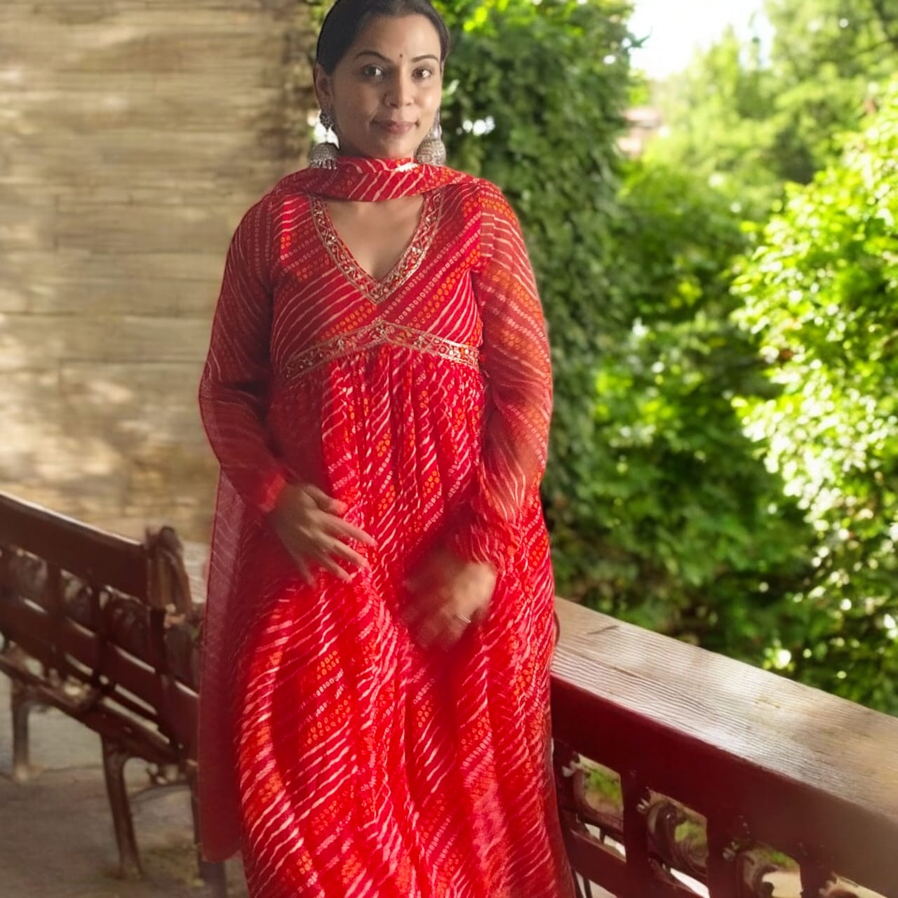 Bhandani suit Red