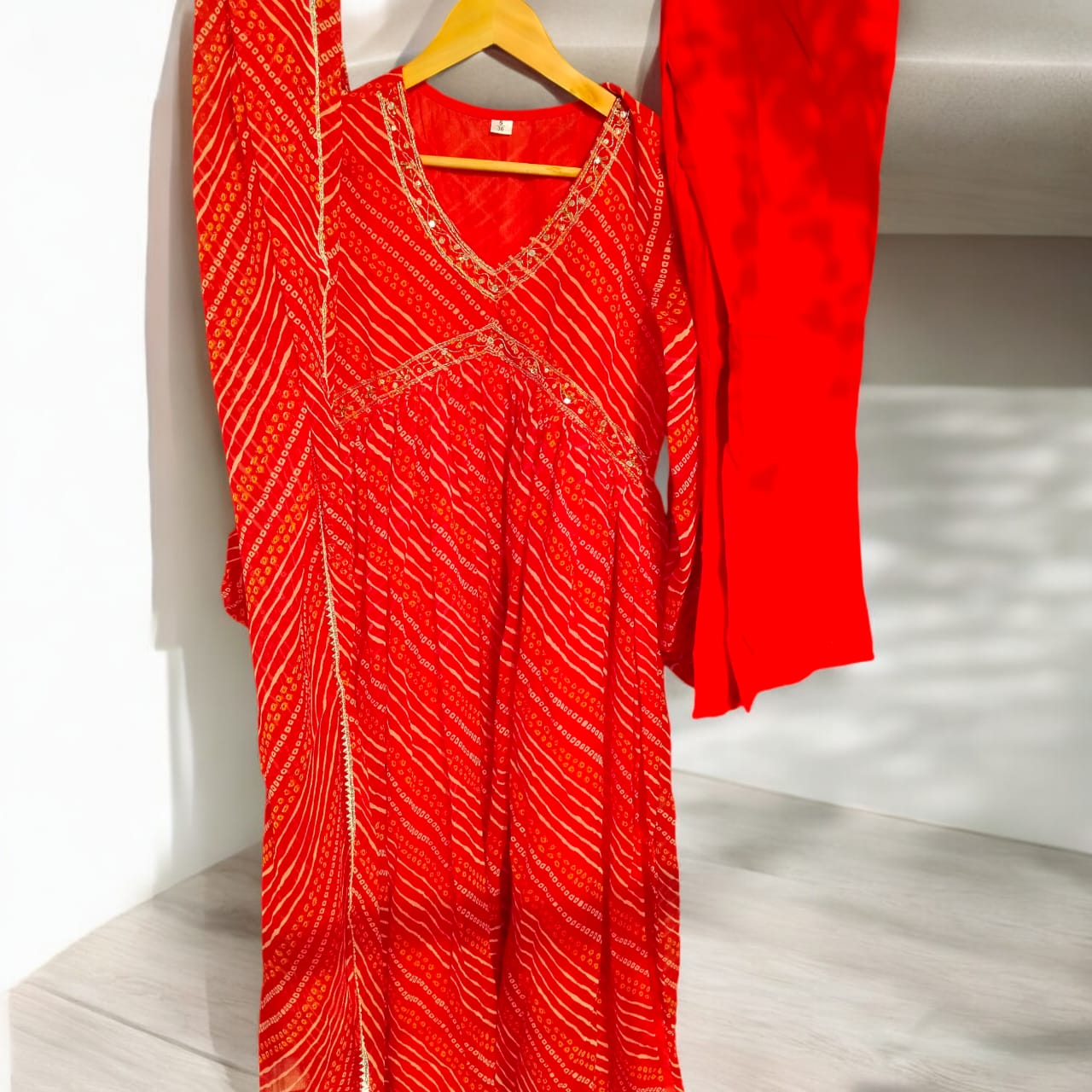 Bhandani suit Red