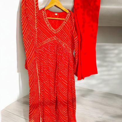 Bhandani suit Red